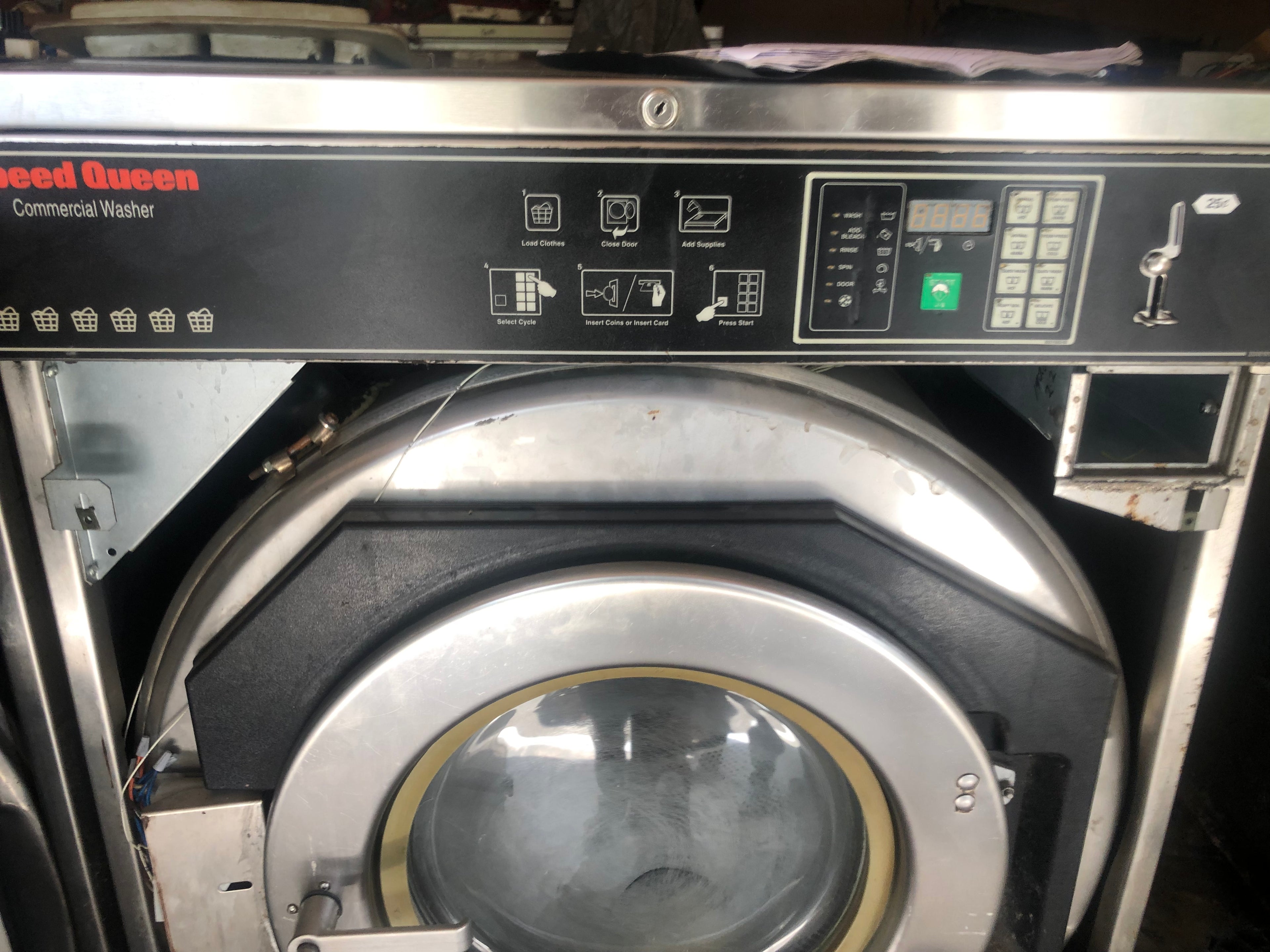 60lb Speed Queen Commercial Washer - Whole Machine