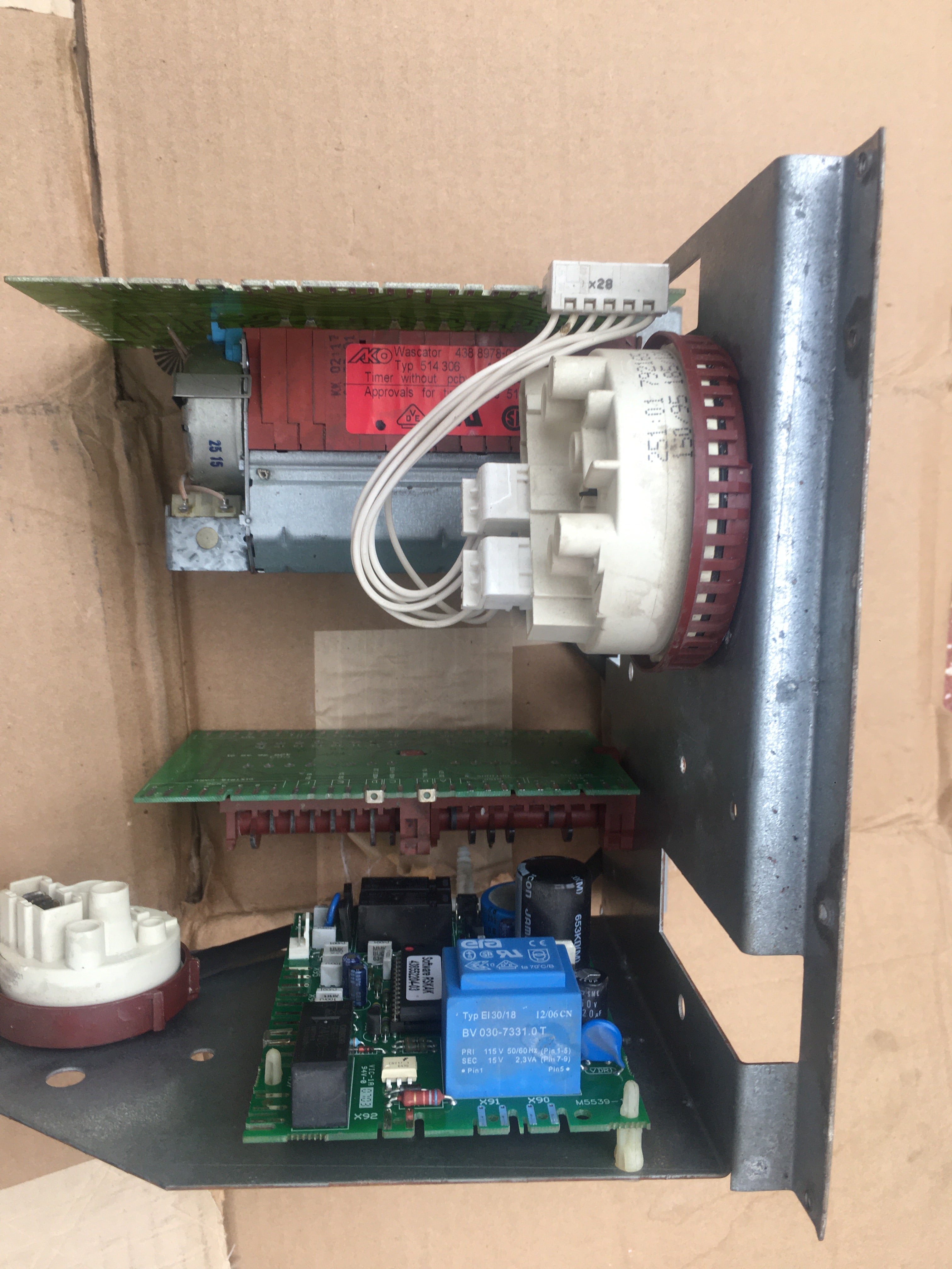 W620 Wascomat Washer Timer and Door Lock Control with Pressure Switch